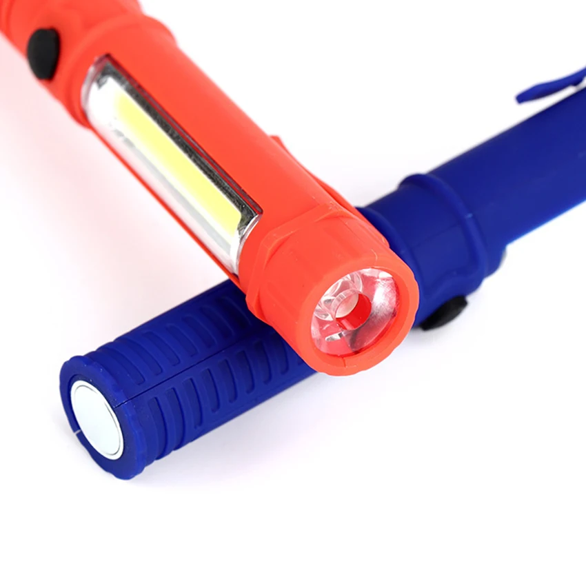 COB LED Taschenlampe Arbeit mit Magnetische Basis & Clip Multi-Funktion Tasche Stift Licht Inspektion Arbeit Licht für Auto reparatur, outdoor