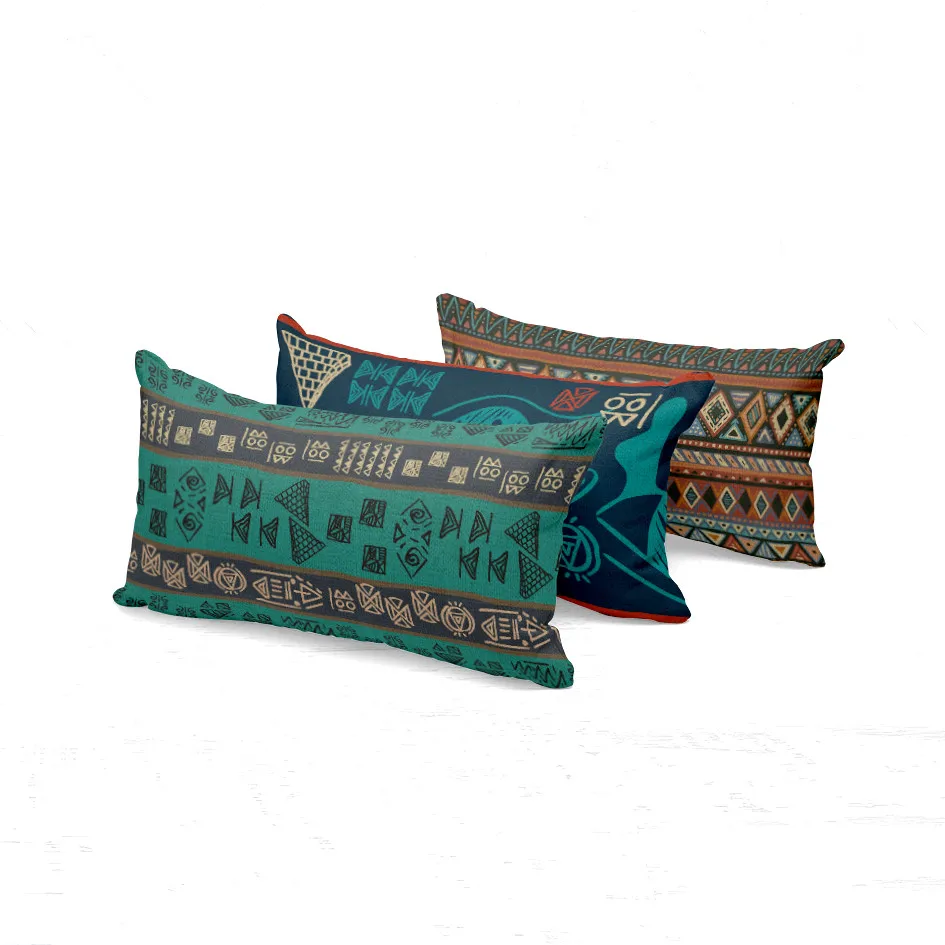 India Nordic Bohemia Boho Bohe Sofa Seat Cushion Cover Set Of 5 Empty Cushion Compact Case Pillow Case Zipper Living Room Decor