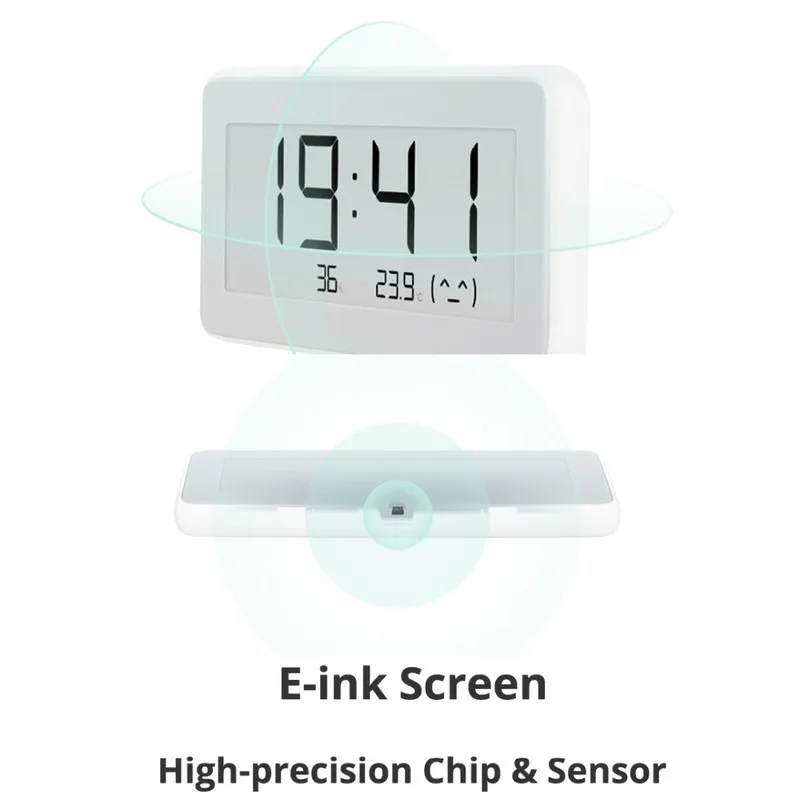 Xiaomi Mijia Bluetooth 4.0 Wireless Smart Electric Digital clock Indoor Hygrometer Thermometer E-ink Measuring Tools