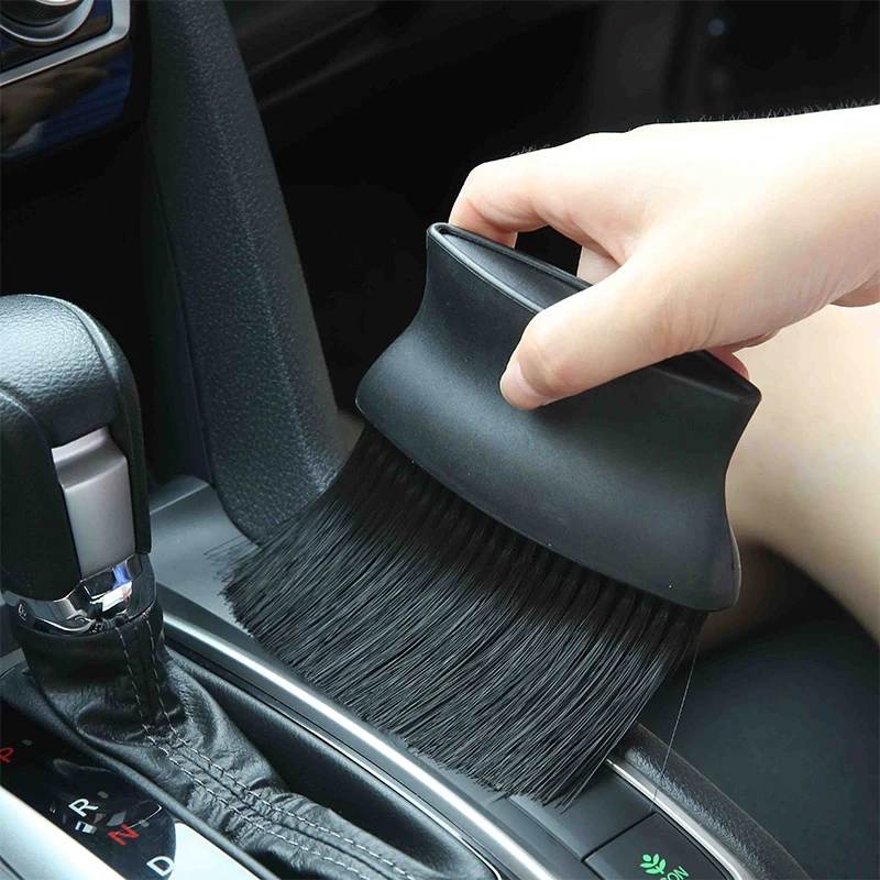 ABS Fine fiber Car Cleaning Brush Dust Removal Auto Accessories For Hyundai Toyota Honda Mazda Volkswagen BMW KIA LADA Nissan MG