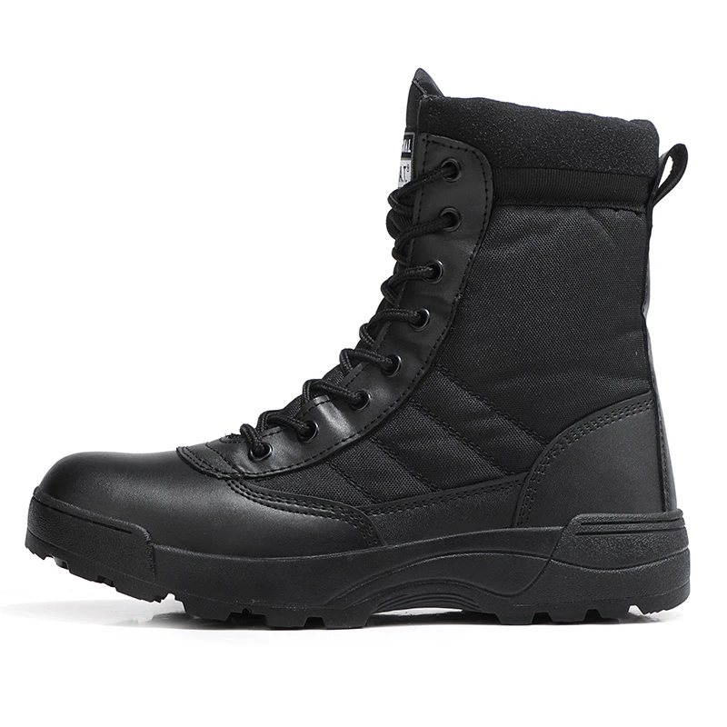 Botas táticas originais do exército para homens, militares, sapatos de trabalho no deserto, escalada, caminhadas, trekking, calçados esportivos, ao