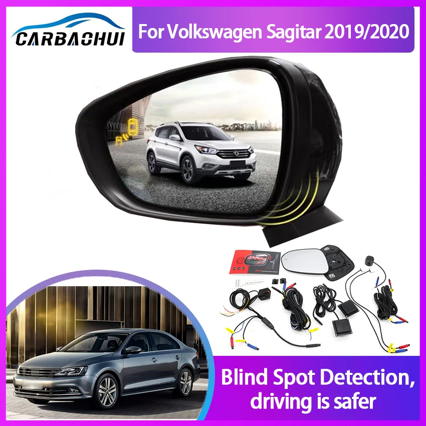 Blind Spot Detection System For Volkswagen VW Sagitar 2019-2023 Rearview Mirror BSA BSM BSD Monitor Change Assist Radar Warning