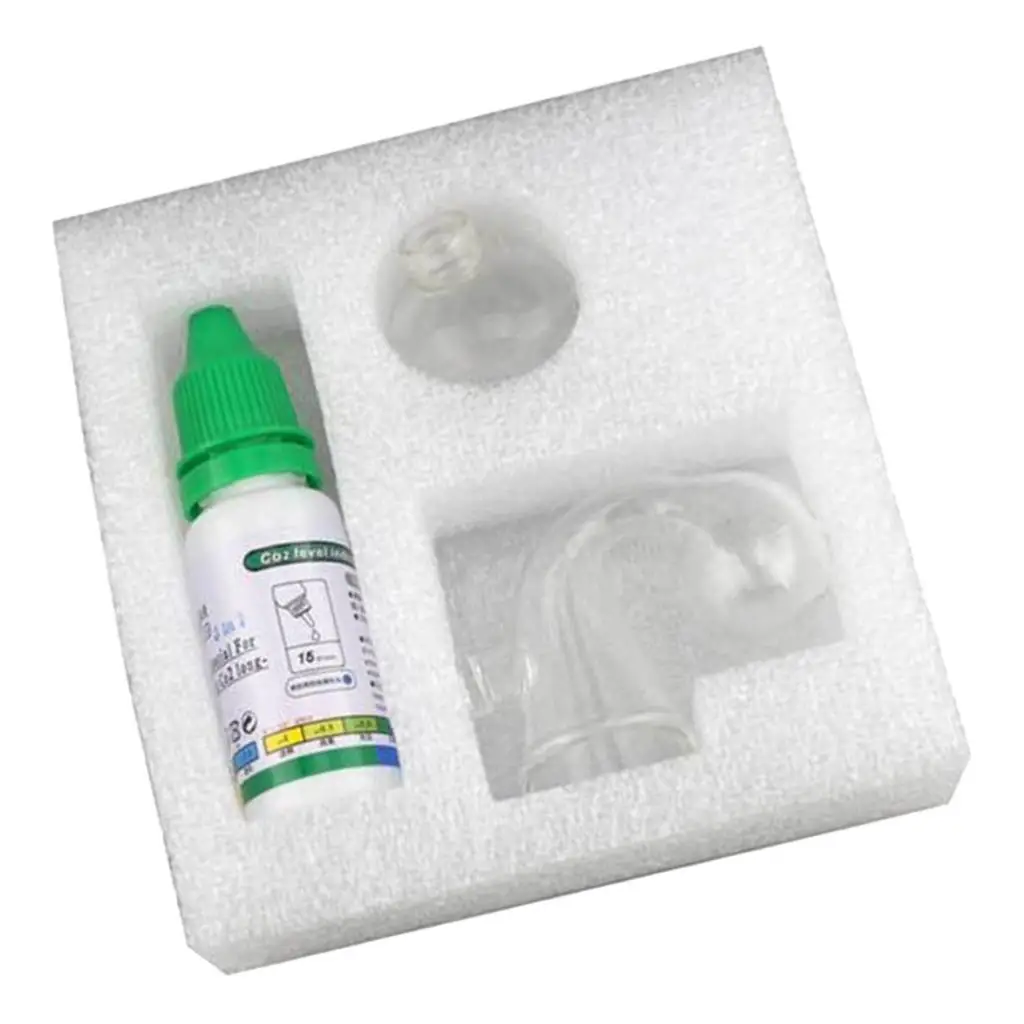 Co2 Indicator Solution Glass Monitor Fluid Drop Checker Replacement Solution for Aquarium  Test CO2 Glass Drop Checker