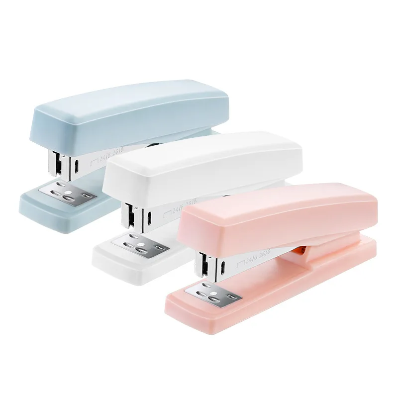 Effortless Desktop Stapler , The Office Desktop Staplers Have 20 Sheet Capacity, Easy To Load Ergonomic For Desk