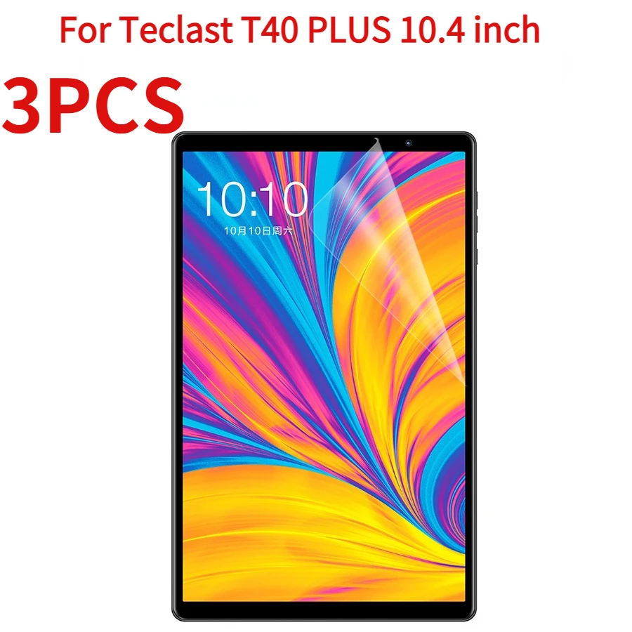 

3PCS Tablet PE Soft Film Screen Protectors For Teclast T40 PLUS 10.4 inch anti-explosion Protective Film For T40PLUS