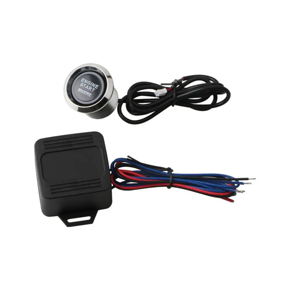 Universal 12V Car Keyless Entry Engine Start Alarm System Push Button Starter Stop Auto Accessories