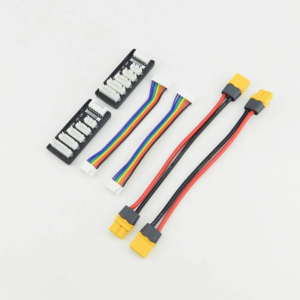 Two XT60 Charging Cable And Two JST-XH Balance Board For ISDT D2 P10 P20 Hota D6 P6 ToolkitRC M6D Balance Charger