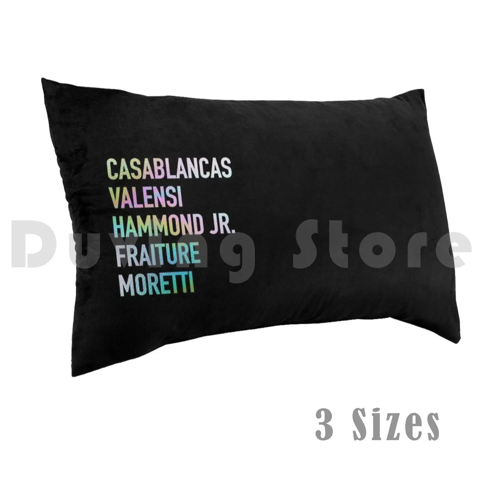 The Strokes Last Names Pillow Case DIY 50*70 The Strokes The New Abnormal Julian Nick Valensi