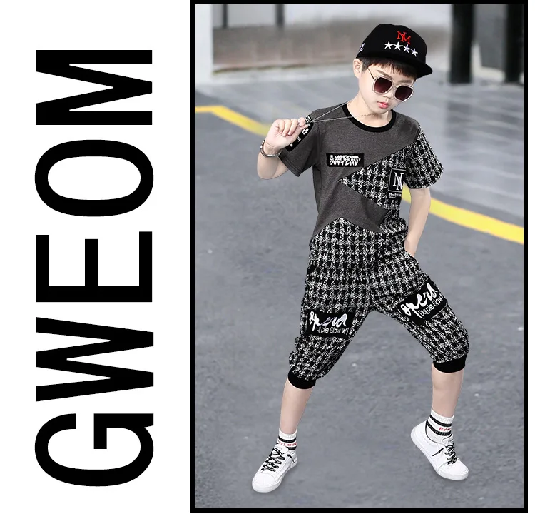 Ensemble Ete Enfant Fille Tee Shirt Manche Courte Et Short Taille Elastique Ample Imprimé Vêtements Ado Fille Pas Cher Confortable Casual Sport Vacances 4-14 Ans (White, 4 Ans