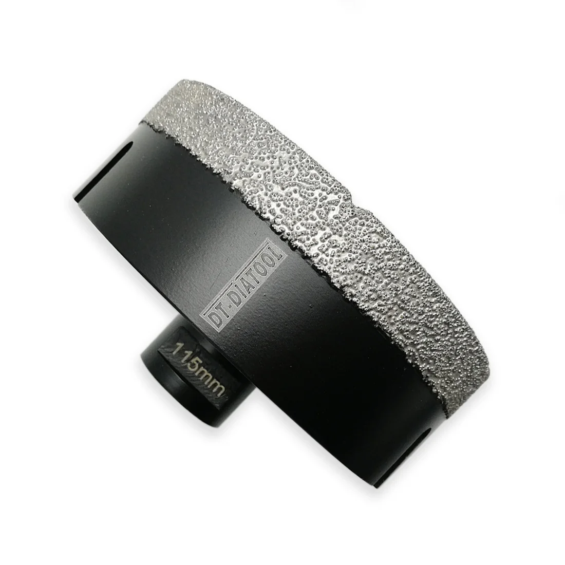 DT-DIATOOL 1pc M14 径 115 ミリメートルドライ真空ろうダイヤモンド掘削コアビットセラミックタイルホールソー花崗岩大理石石のドリルビット