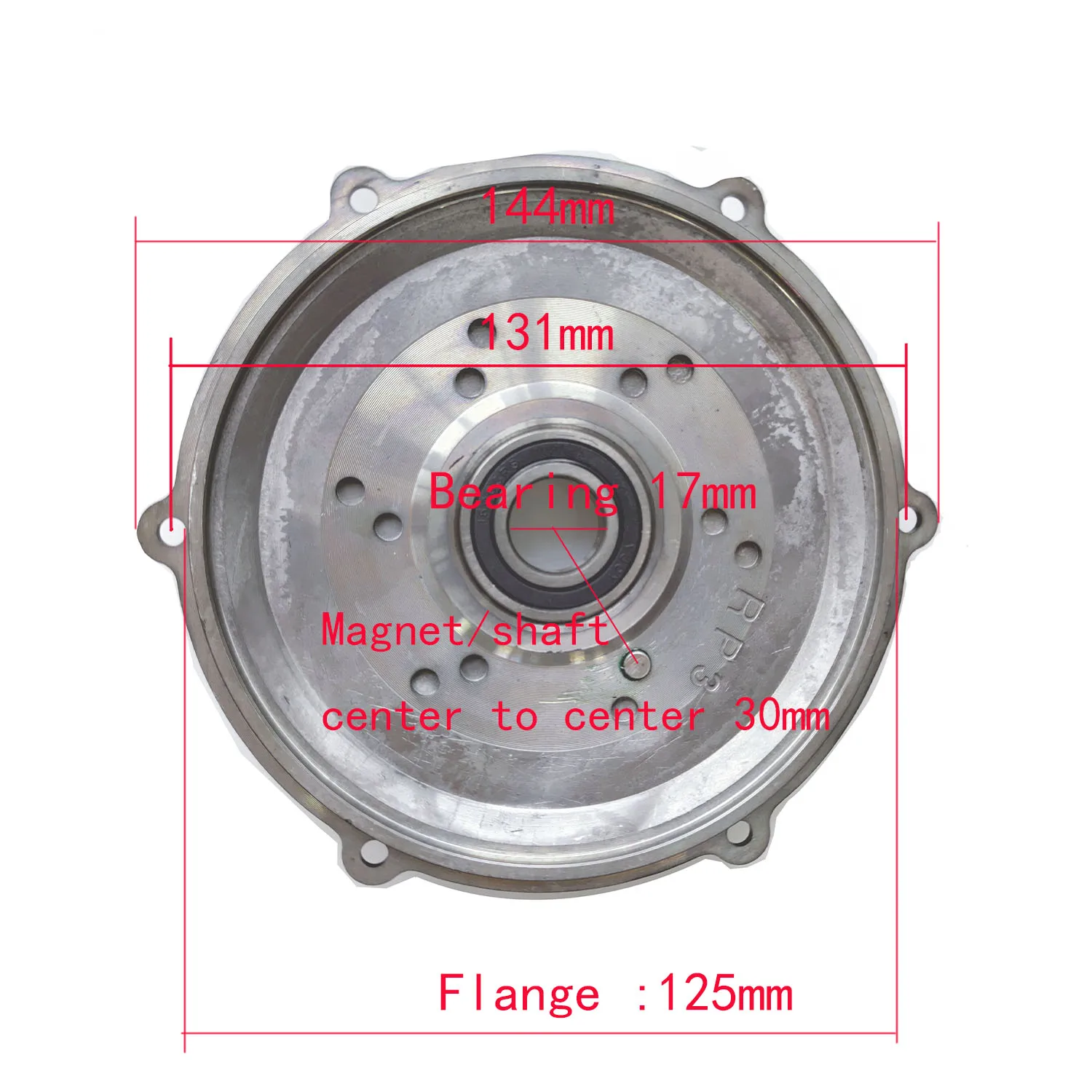 Coperchio ruota libera per 350W/500W/750W mozzo motoriduttore pezzo di ricambio e Fat Bike Motor vite filetto custodia posteriore in lega per