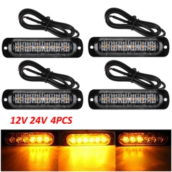 Led Side Marker Light 12V 24v led lights Truck Accessorie Yellow Led Trailer Lights Flashing Led Emergency Trailer Strobe Lights