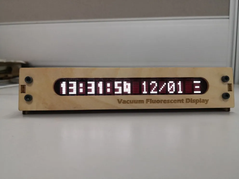 

VFD Clock, Page Turning Clock, Timing Reminder, Vacuum Fluorescent Display, WIFI Timing, Automatic Manual Brightness