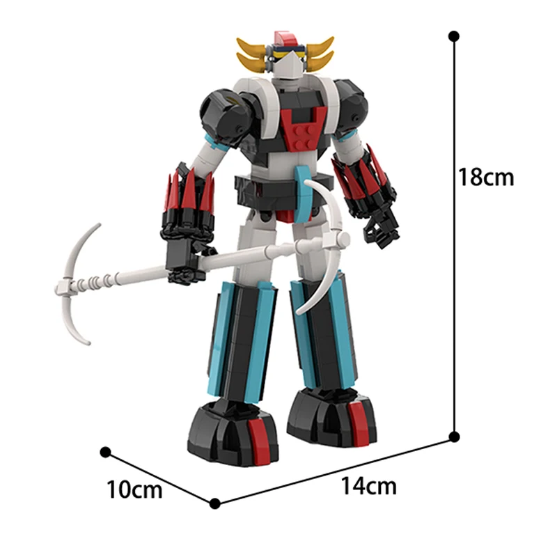 Bricklink Space Technical Mecha Robot Ideas Anime Figures Goldoraked UFO Robot Grendizer Model Building Blocks Toys For Children