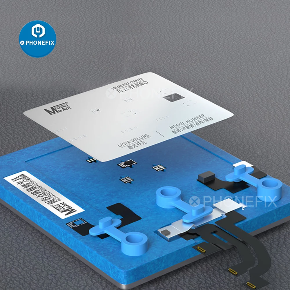 Maant Dot Matrix Detection For Iphone X-11 Pro Max Face ID Reballing Repair Fixture Face Lattice Repair Tin Planting Platform