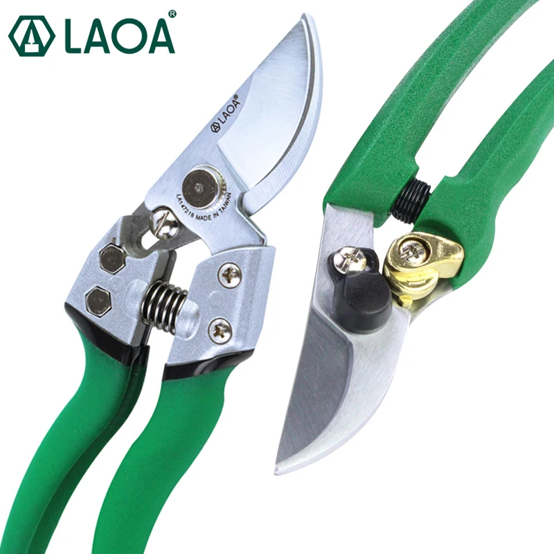 LAOA-مقصات تقليم عالية الجودة ، مقصات حديقة ، أشجار فواكه ، أزهار ، صنع في تايوان