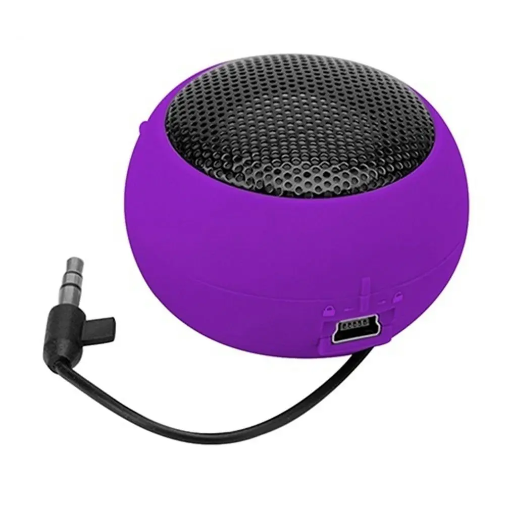 

Portable Music Player Wired Loudspeaker Mini Hamburger Speaker 3.5mm Jack Sound Box Amplifier