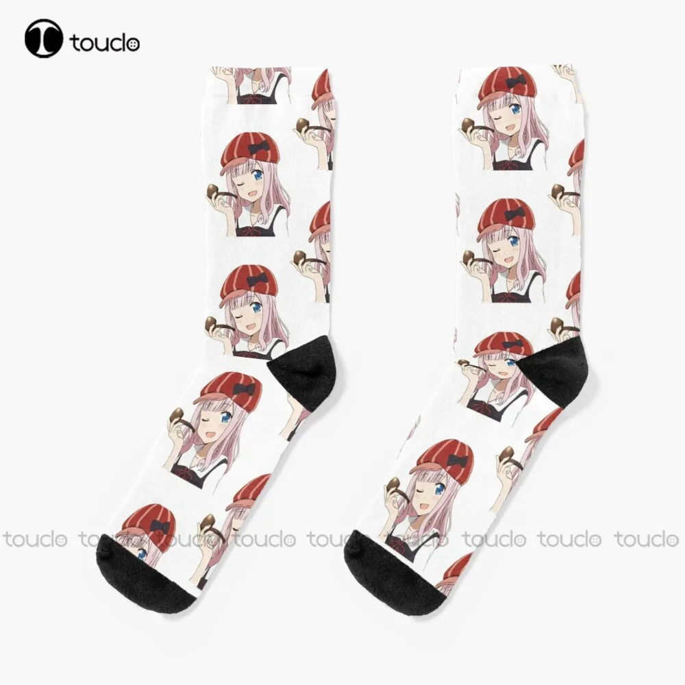 

Chika Fujiwara Love Detective Socks Purple Socks Personalized Custom Unisex Adult Teen Youth Socks 360° Digital Print Funny Sock