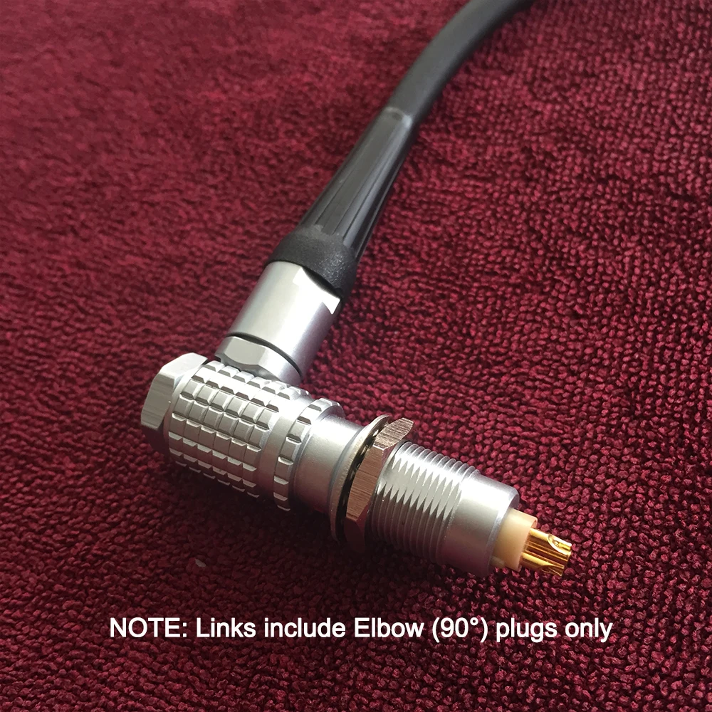right angle Elbow 90° degree FHG 00B 0B1B 2B 3B 2 4 5 6 8 10 12 14 16 30Pin Plug Push-Pull Self-Latching Circular male Connector