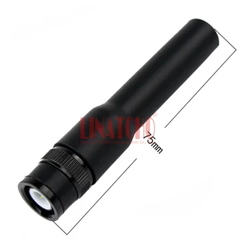 SF20 Dual Band 144 430MHz küçük BNC erkek konnektör yumuşak güdük 10W Walkie Talkie anten