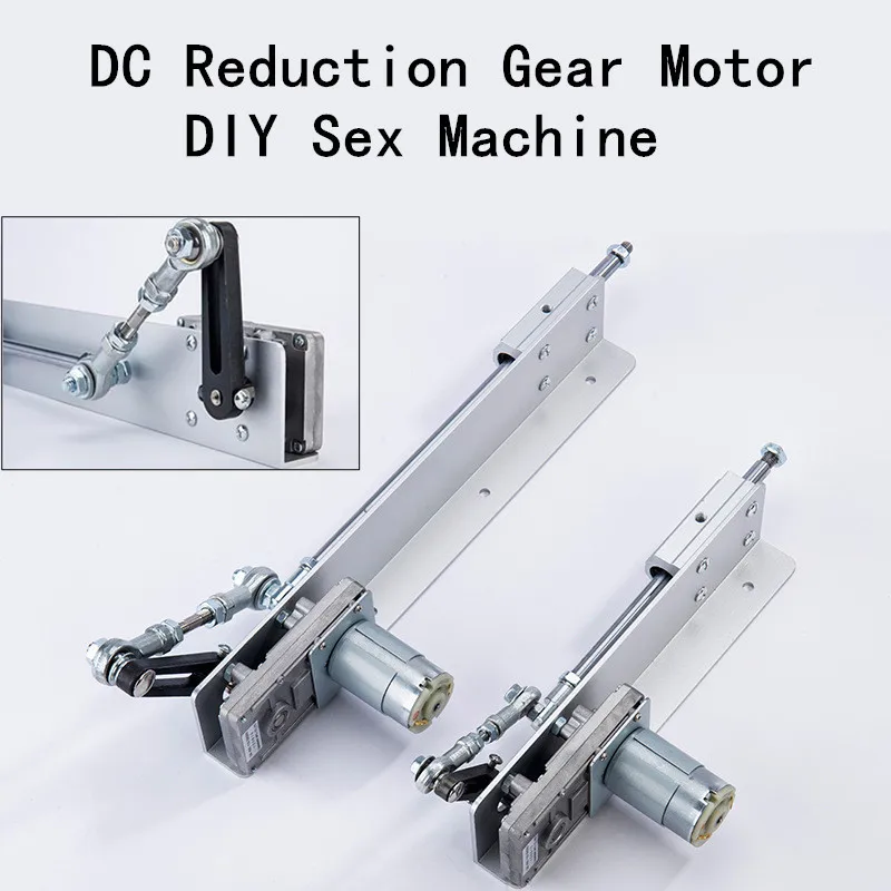 

Telescopic Linear Actuator Metal Gear Reduction Motor DC Linearly Motor Reciprocating Linear Motor DIY Sex Machine Toys Shop 18+