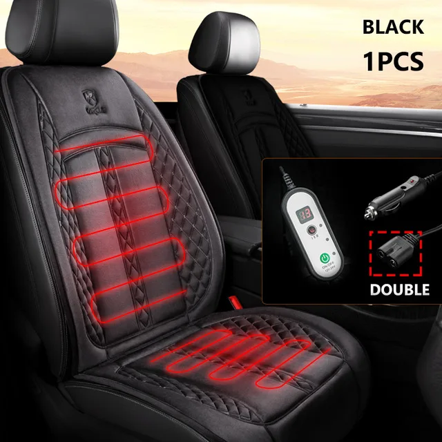 12V/24V Auto-Sitzheizung 120CM Verlängerte Beheizte Autositzauflage Warme Auto-Heizmatte Universelle Winter-Elektroheizung Sitzkissen – Detail 17