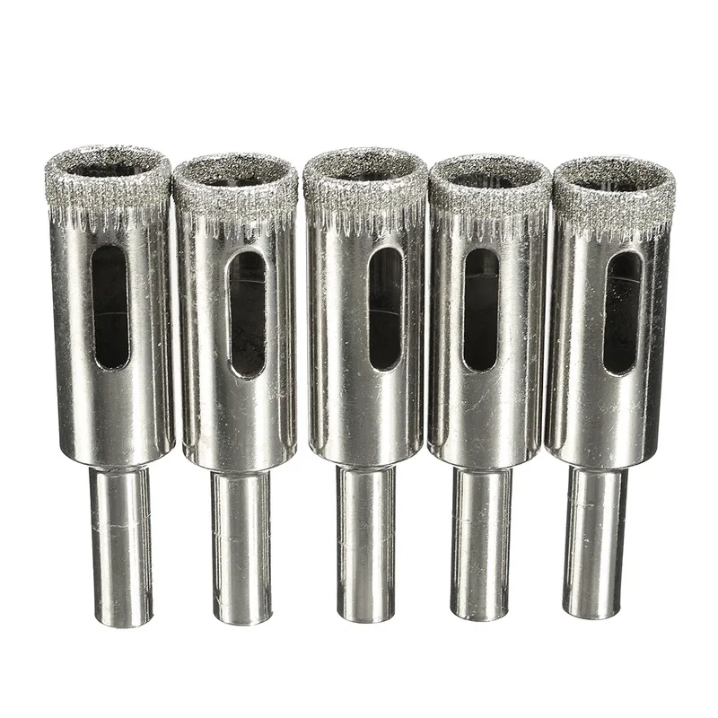 10 Pz/set 13 Millimetri 1/2 Pollici Diamantati Punta Del Trapano Set Mattonelle di Marmo di Vetro di Ceramica Foro Seghe Foratura Bit per Utensili Elettrici