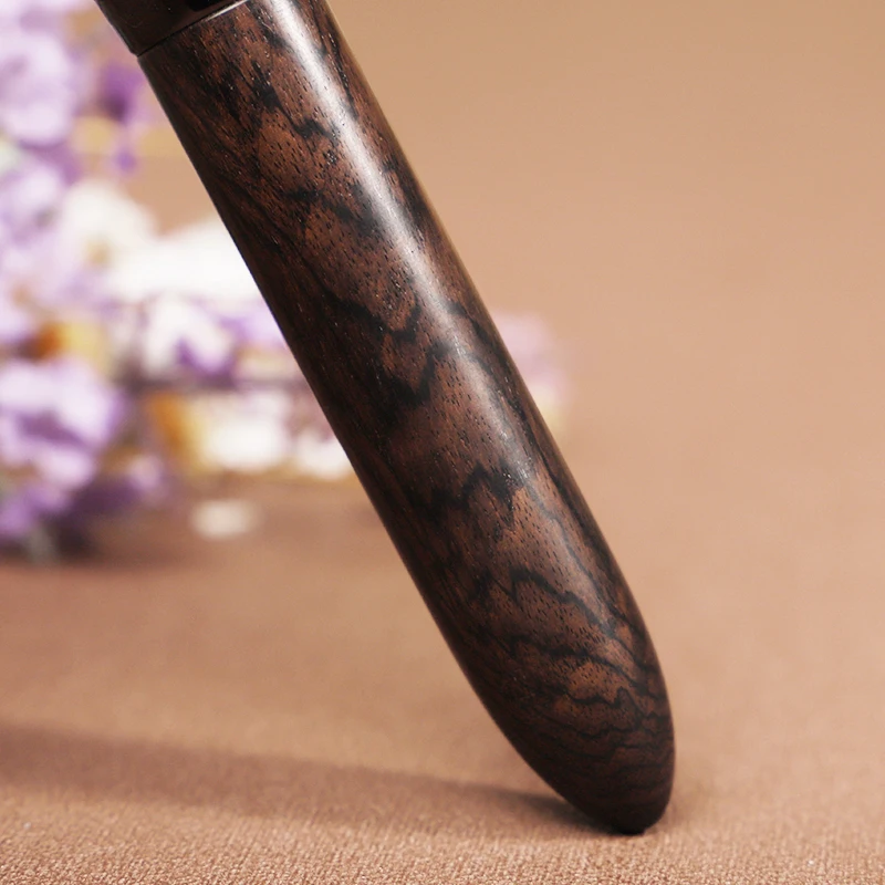 CHICHODO Makeup Brush-Luxurious Carved Tube Ebony Handle Animal Hair Series-20Pcs Natural Cosmetic Brushes Set-Beauty Tools