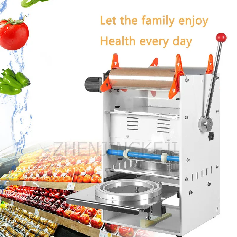 Semi-automatic Seal Mouth Machine Takeaway Keep Fresh Package Zhou Heiya Delicatessen One Time Lock Fresh Box Seal Mechanical