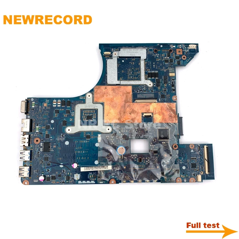 Newrecord qiwy3 LA-8001P para lenovo y480 portátil placa de placa gráfica placa principal gt640m teste completo