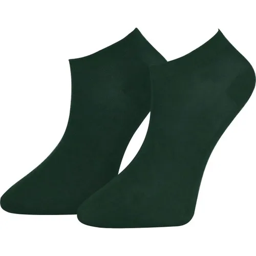 Adabella 6 Double Green Women 'S Bamboo Seamless Socket Short Socks