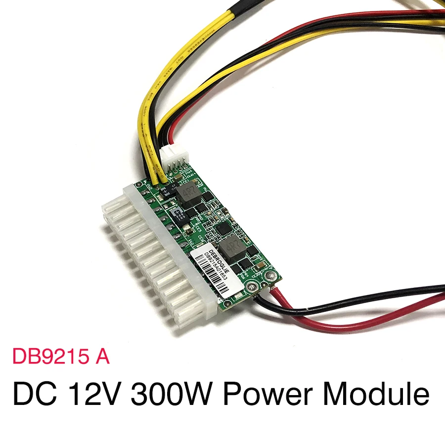 

DB9215A DC-ATX PSU Peak Value 12V 300W Pico ATX Switch PSU 24pin Mini Itx dc atx Mining Power Switch Supply Module For NAS Mini