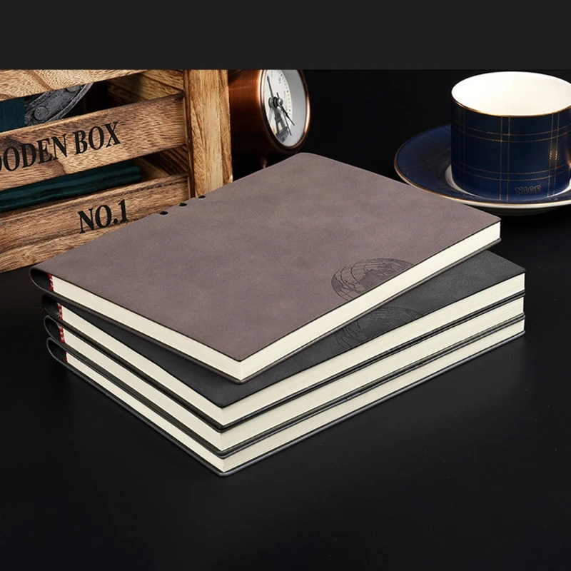 PU Leather A5 Notebook Notepad Diary Business Journal Planner Agenda Organizer Note Book Office School Supplies