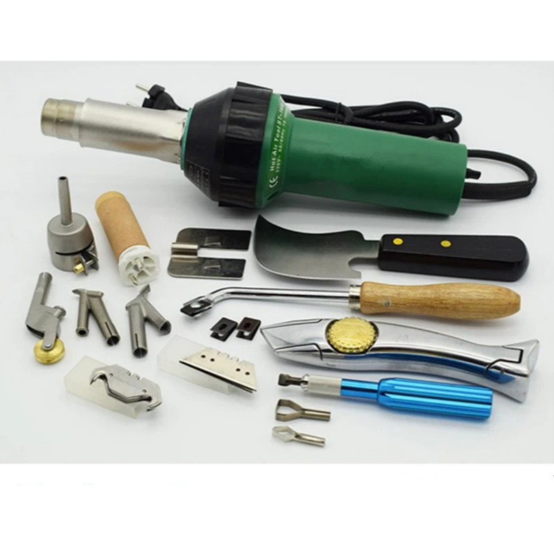 1600W Plastic Hot Air Welding Gun with Accessories for Welder machine