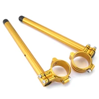Manillar de aluminio CNC Regular para motocicleta, barra de manillar de 47mm con Clip para Yamaha R15, V3, YZF, R3, 2019, 2020, 2021, 2022