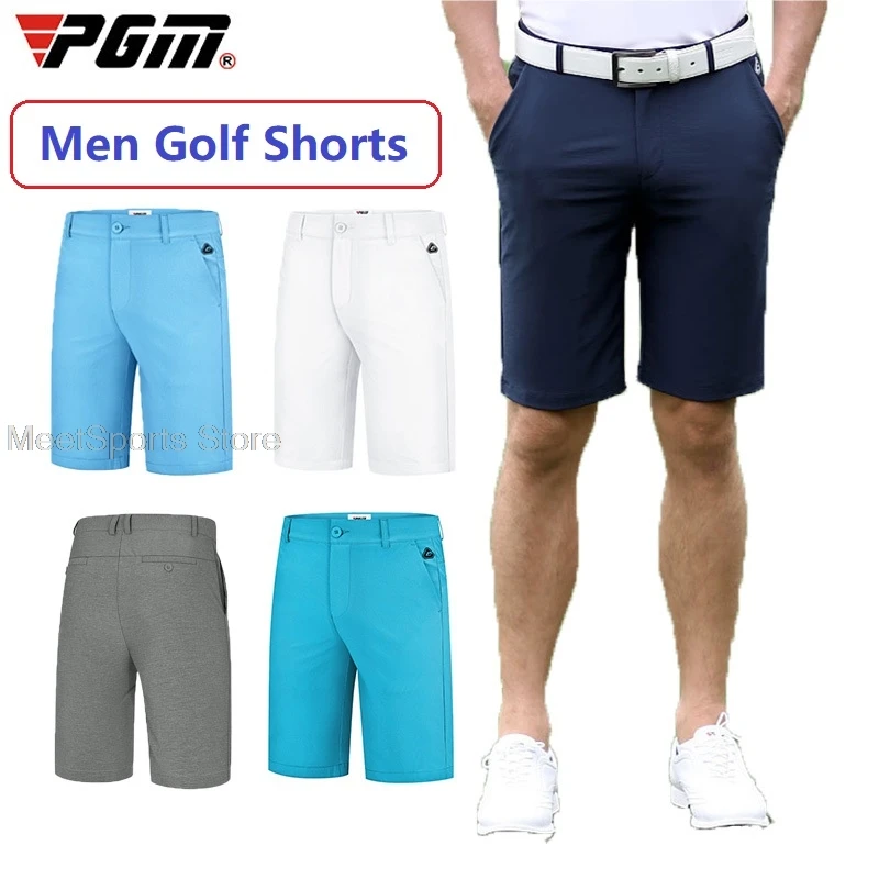 PGM Golf Shorts Men's Summer Sweatpants Male Short Pants Breathable Elastic Leisure Sports Scanties Quick-Dry Trouser Size 30-38