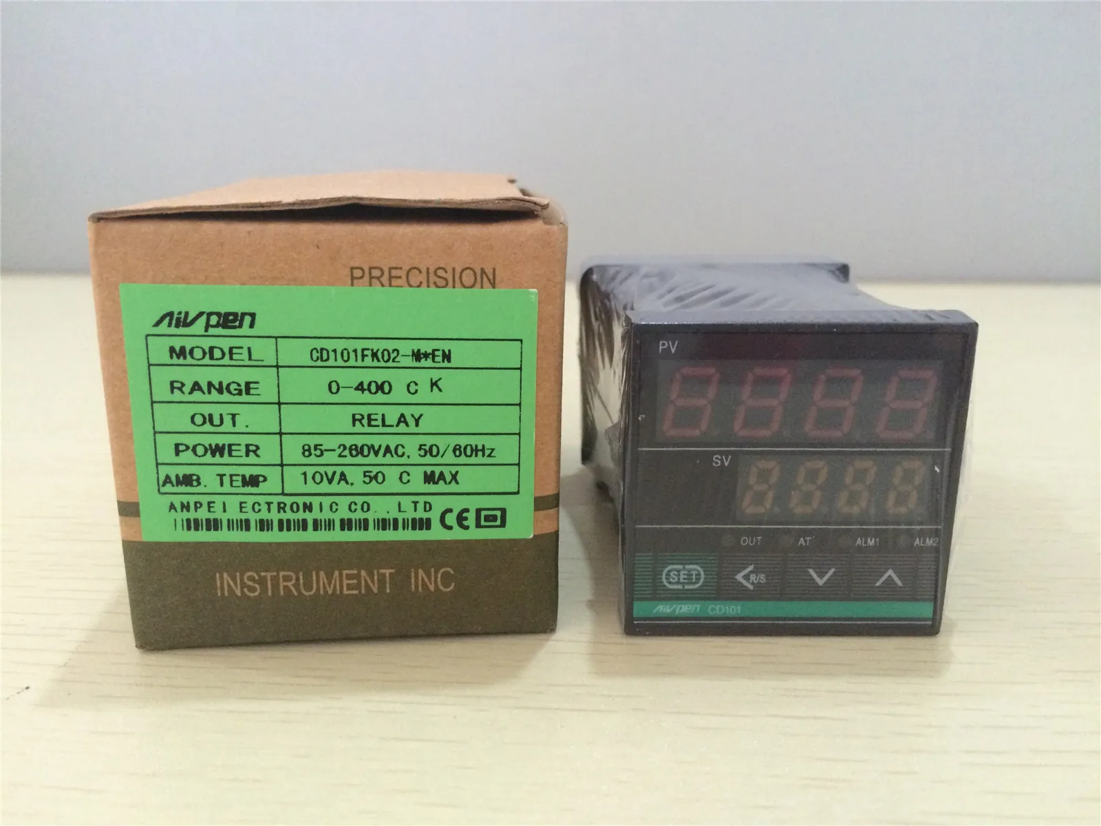 CD101 PID Intelligent Digital Temperature Controller Universal Input Relay/SSR Output CD101FK02-M*EN CD101FK02-V*EN