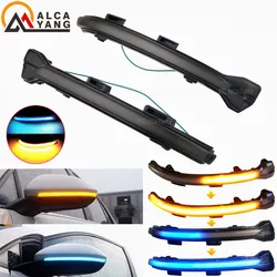 Yellow&Blue For Volkswagen Golf MK7 7 GTI R GTD Dynamic Blinker LED Turn Signal Rline Mirror Light for VW 2013 2015 2016 2018