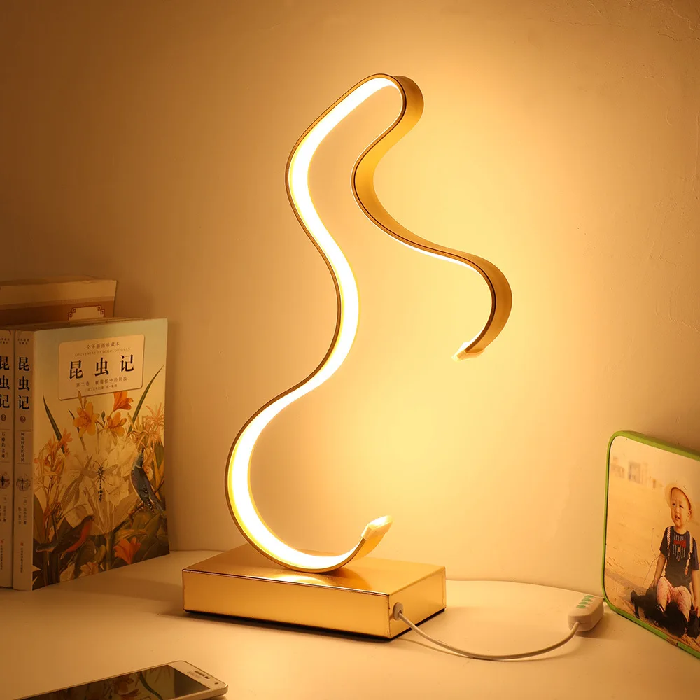 

Modern Minimalist LED Table Lamp For Bedroom Bedside Table Decor Night Lamp Study RC Dimming Desk Lamp Night Light Home Lighting