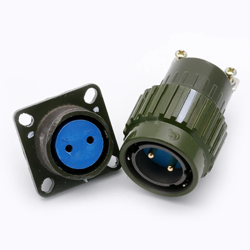 Y2M TJ series 21mm Y21M fast buckle Aviation cable connector plug male & female 2pin 3pin4pin5pin7pin10pin14pin Army green