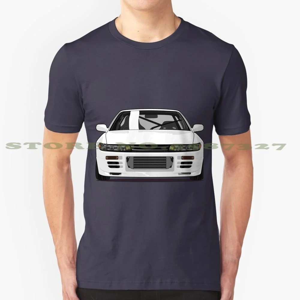 Silvia 100% Pure Cotton T-Shirt Waifu Japanese Anime Car Scene Slap Drive Drifting Touge Culture Paul Walker Stance Bagged Low