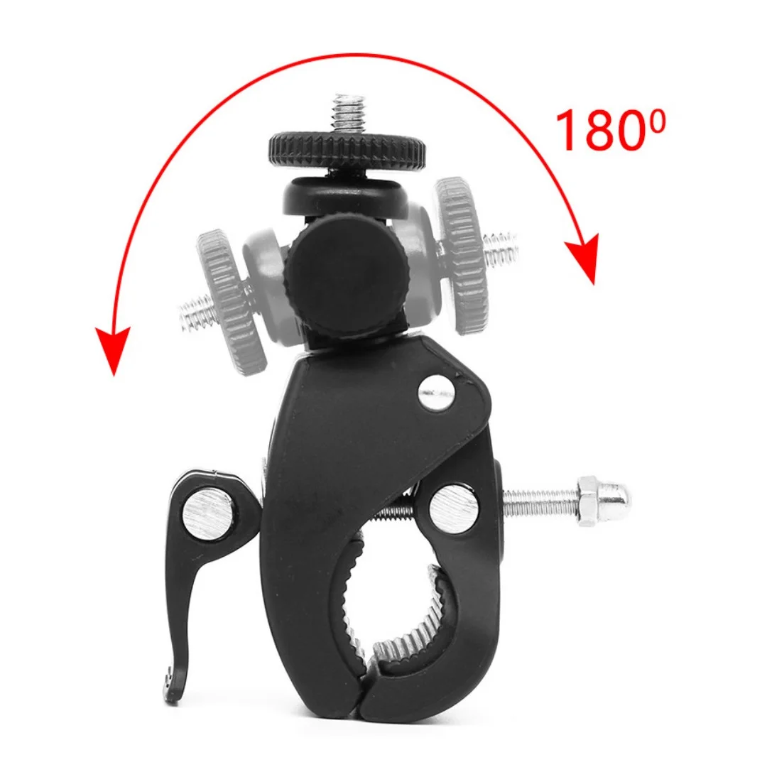 360 Degree Rotation Bike Bicycle Motorcycle Handlebar Handle Bar Mount Holder For Insta360 / For Gopro Action Camera Accessories