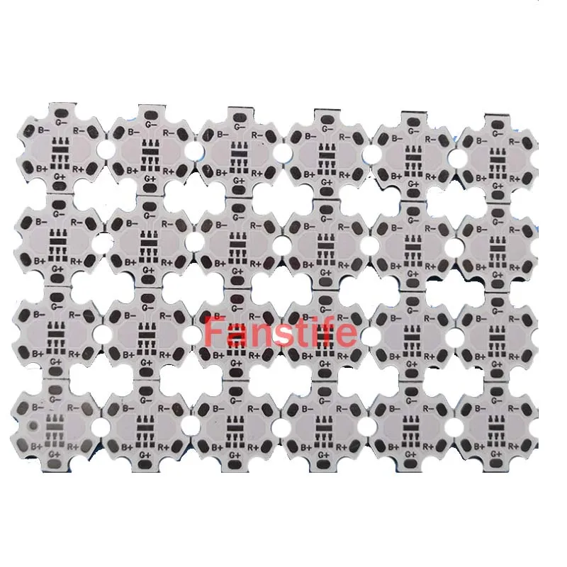 20mm 3535 XPE/XPG full-color 6-pin RGB Star board RGB3535 PCB Board