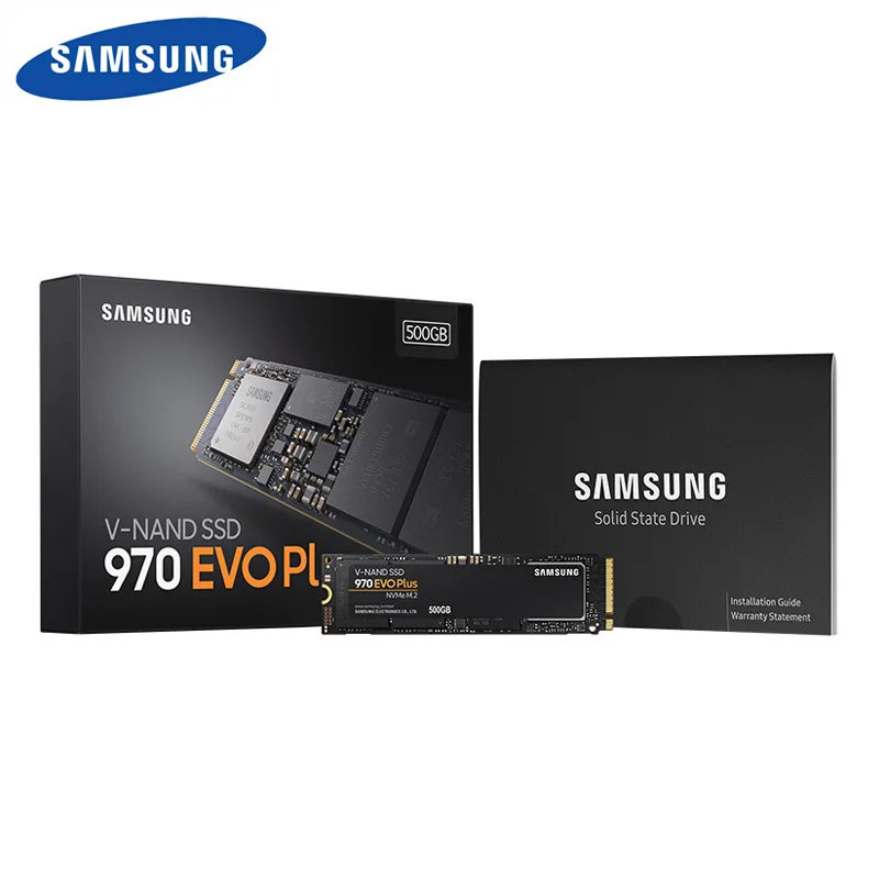 SAMSUNG SSD M.2 1TB 970 EVO Plus NVMe Internal Solid State Drive 980 PRO 250GB Hard Disk 980 Nvme 500GB HDD untuk Komputer Laptop