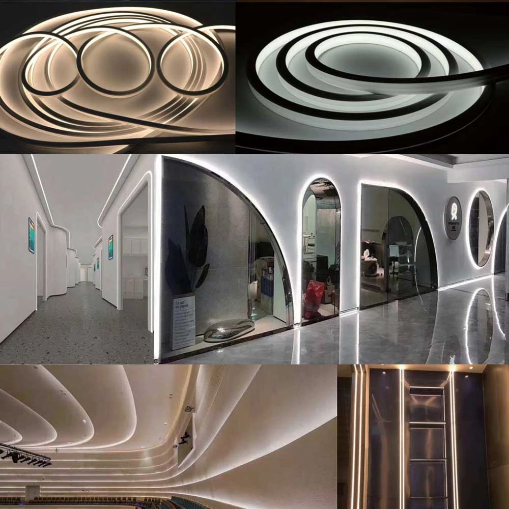 LED Neon Soft Lamp, tubo flexível, sinal de sílica Gel, impermeável, Strip Light, decoração ao ar livre, WS2811, WS2812B, 0,5-5m