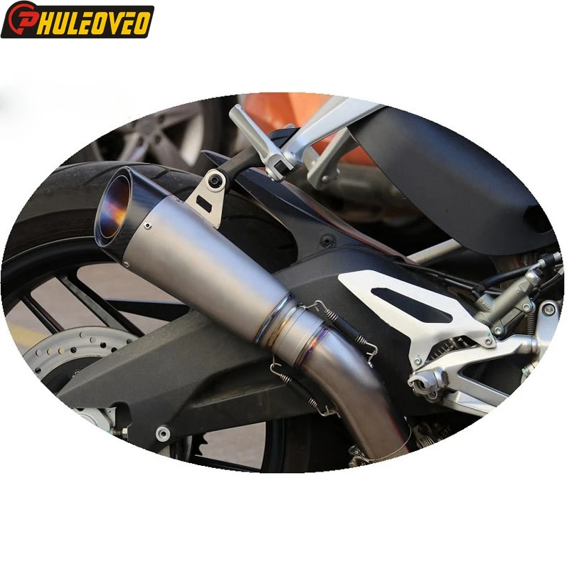 

Titanium Alloy for Ducati 959 Panigale 16-19 Exhaust Moto Muffler Link Pipe Carbon Motorcycle Exhaust Muffler Escape Mid Pipe