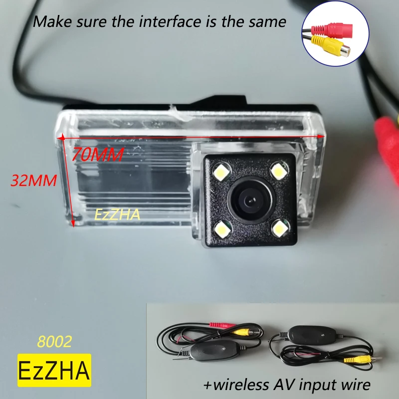 

Камера заднего вида EzZHA HD 4 8 светодиодный для Toyota Reiz Land Cruiser 120 Prado LC100 LC200 монитор парковки автомобиля водонепроницаемый