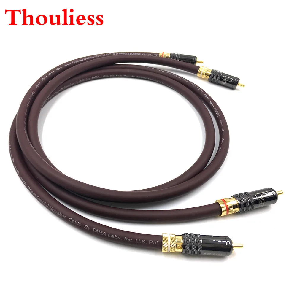 

Thouliess Pair Type-2 2RCA Male Cable RCA Reference Interconnect Audio Cable Gold plated PLUG for TARA-Labs Prism OMNI 2 Wire