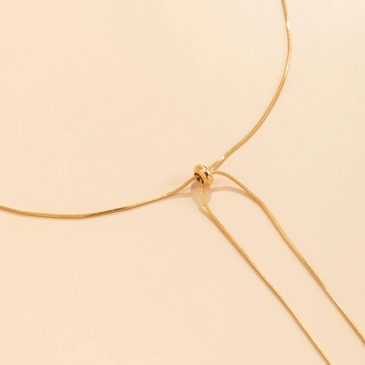 Simple Long Tassel Chain Necklace for Women Trendy Adjustable Choker Necklace 2022 Fashion Jewelry Chain on the Neck Girls Gifts