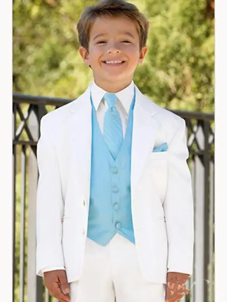 

Latest Kids Junior Boy Wedding Suit Boys' Attire Custom-made Boy's Formal Wear Suit Best Boy Tuxedos(Jacket+Pants+Vest+Tie)